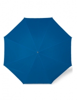 Paraplu blauw met bedrukking