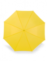 Paraplu geel met bedrukking