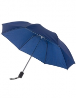 Paraplu opvouwbaar navy blauw met bedrukking