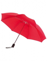 Paraplu opvouwbaar  rood met bedrukking