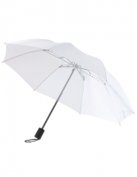 Paraplu opvouwbaar wit met bedrukking