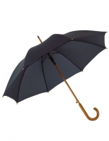 Paraplu de luxe blauw met bedrukking