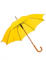 Paraplu de luxe geel met bedrukking
