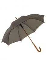 Paraplu de luxe grijs met bedrukking