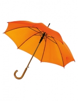 Paraplu de luxe oranje met bedrukking
