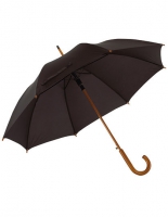 Paraplu de luxe zwart met bedrukking